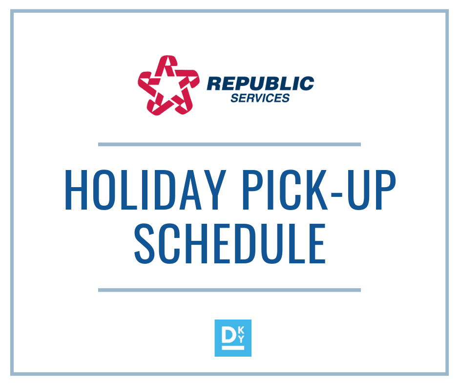 HOLIDAY TRASH PICK-UP